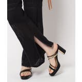 クリア×メタリックラインコンビヒールサンダル | ESPERANZA | 詳細画像19 