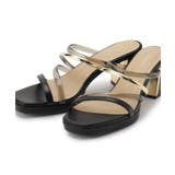 クリア×メタリックラインコンビヒールサンダル | ESPERANZA | 詳細画像25 