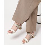 アイボリー(004) | 配色バックルベルトサンダル | ESPERANZA