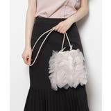 グレー(012) | チュールフリル巾着ショルダーバッグ | ESPERANZA