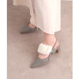 【Fur Collection】ファー付き2WAYスリングバックミュールパンプス | ESPERANZA | 詳細画像9