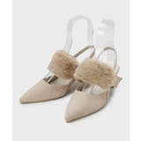 【Fur Collection】ファー付き2WAYスリングバックミュールパンプス | ESPERANZA | 詳細画像13