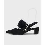 【Fur Collection】ファー付き2WAYスリングバックミュールパンプス | ESPERANZA | 詳細画像15