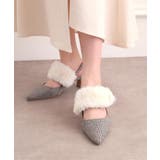 【Fur Collection】ファー付き2WAYスリングバックミュールパンプス | ESPERANZA | 詳細画像8