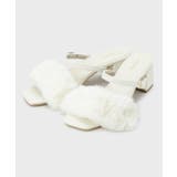 【Fur Collection】フェイクファー付き2WAYミュールサンダル | ESPERANZA | 詳細画像12