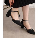 ブラック(319) | ジュエルセパレートパンプス | ESPERANZA