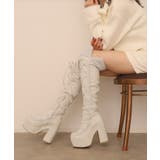 【ラク盛り／約12cm】3WAYムートン風ラク盛りニーハイブーツ | ESPERANZA | 詳細画像12 