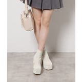 リピーター続出 脚長美脚 厚底ショートブーツ | ESPERANZA | 詳細画像1