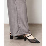 チュールリボンバックストラップパンプス | ESPERANZA | 詳細画像7 