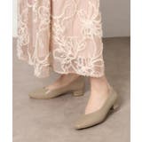 【新生活おすすめ】クッションスクエアヒール | ESPERANZA | 詳細画像1