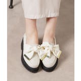 リボン厚底ローファー レイン対応 | ESPERANZA | 詳細画像4 