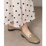 ベージュ(252) | 【新生活おすすめ】エナメルローファー レイン対応 | ESPERANZA