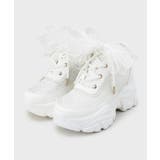 インヒールシフォンリボンスニーカー | ESPERANZA | 詳細画像10 