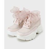 インヒールシフォンリボンスニーカー | ESPERANZA | 詳細画像12 