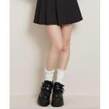 ブラック(019) | ラインストーンスタッズ厚底スニーカー | ESPERANZA