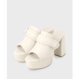 【ラク盛り/サンダル】リピーター続出/脚長美脚 ベルト付き2WAYミュール | ESPERANZA | 詳細画像11