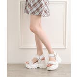 【SPORTS SANDAL COLLECTION】厚底グリッターベルクロスポサ… | ESPERANZA | 詳細画像2 