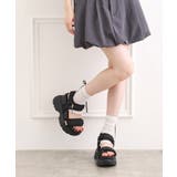 【SPORTS SANDAL COLLECTION】厚底グリッターベルクロスポサ… | ESPERANZA | 詳細画像7 