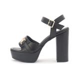 アッパービット厚底ヒールサンダル | ESPERANZA | 詳細画像3