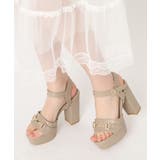 アッパービット厚底ヒールサンダル | ESPERANZA | 詳細画像40