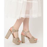 アッパービット厚底ヒールサンダル | ESPERANZA | 詳細画像42