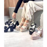 【ラク盛り／サンダル】リピーター続出／脚長美脚 ラク盛り厚底サンダル | ESPERANZA | 詳細画像61 