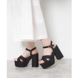 【ラク盛り／サンダル】リピーター続出／脚長美脚 ラク盛り厚底サンダル | ESPERANZA | 詳細画像34 