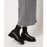 【急な雨にもOK】厚底トラックソールショートブーツ | ESPERANZA | 詳細画像4 