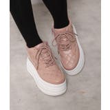 きゅんフィット厚底フラットキルティングスタッズスニーカー | ESPERANZA | 詳細画像7 