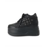 きゅんフィット厚底フラットキルティングスタッズスニーカー | ESPERANZA | 詳細画像15 