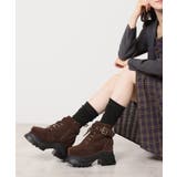 レースアップバックル厚底ブーツ | ESPERANZA | 詳細画像7 