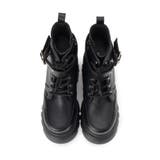 レースアップバックル厚底ブーツ | ESPERANZA | 詳細画像17 