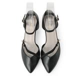 ポインテッドトゥパール調付きセパレートパンプス | ESPERANZA | 詳細画像17 