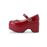 キラキラハートバックルらくちんウエッジ厚底パンプス | ESPERANZA | 詳細画像6