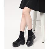 キラキラハートバックルらくちんウエッジ厚底パンプス | ESPERANZA | 詳細画像21