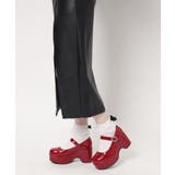 キラキラハートバックルらくちんウエッジ厚底パンプス | ESPERANZA | 詳細画像25