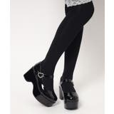 キラキラハートバックルらくちんウエッジ厚底パンプス | ESPERANZA | 詳細画像35