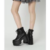 厚底レースアップブーツ | ESPERANZA | 詳細画像18