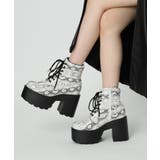 厚底レースアップブーツ | ESPERANZA | 詳細画像23