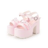 厚底羽つきハートサンダル 24SS | ESPERANZA | 詳細画像11