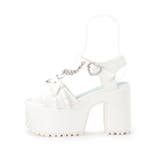 厚底羽つきハートサンダル 24SS | ESPERANZA | 詳細画像12