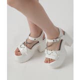 厚底羽つきハートサンダル 24SS | ESPERANZA | 詳細画像15