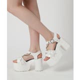 厚底羽つきハートサンダル 24SS | ESPERANZA | 詳細画像17