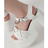 厚底羽つきハートサンダル 24SS | ESPERANZA | 詳細画像18