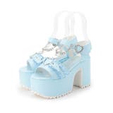 ブルー(292) | 厚底羽つきハートサンダル 24SS | ESPERANZA