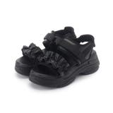 ブラック(019) | 厚底フリルスポサン 24SS | ESPERANZA