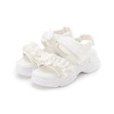 ホワイト(001) | 厚底フリルスポサン 24SS | ESPERANZA