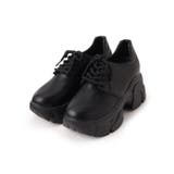 ブラック(019) | 厚底レースアップスニーカー 24SS | ESPERANZA