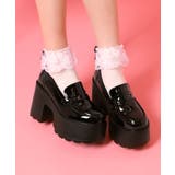 ブラック(219) | 厚底ローファーパンプス | ESPERANZA