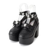 厚底リボン付き3WAYキラキラパンプス | ESPERANZA | 詳細画像2 